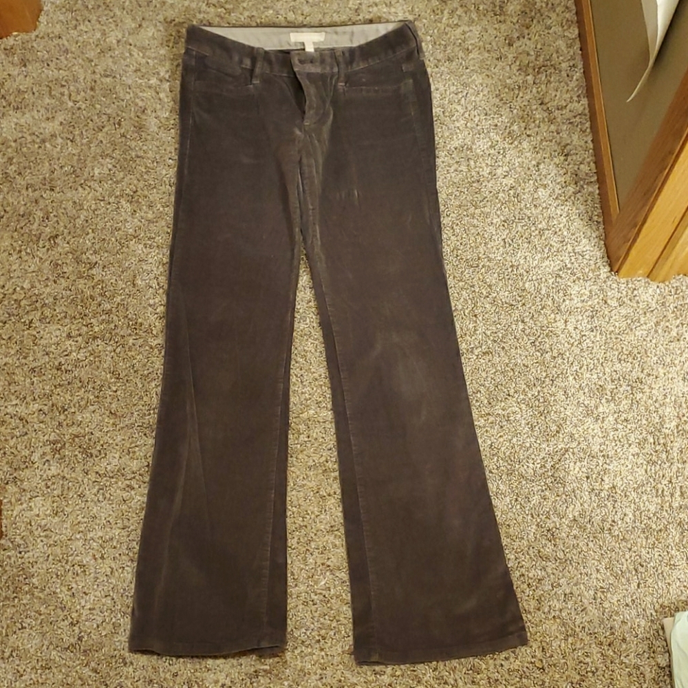 Grey corduroys